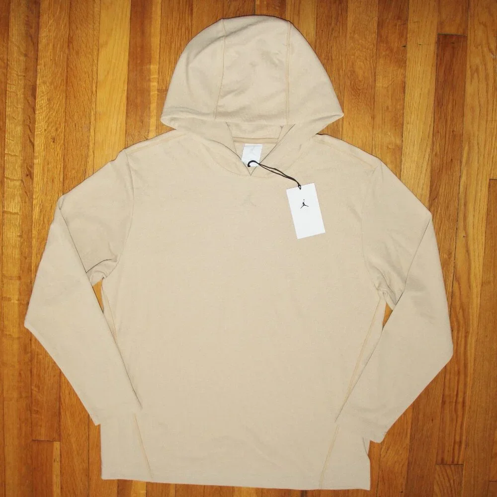 Jordan Sport Pullover Golf Hoodie Mens M Baroque Cream Tan